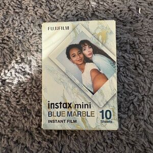 NWT FujiFilm instax mini instant film - Blue Marble